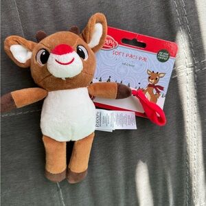 Rudolph Soft Paci-Pal Plush Toy
